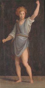 パネル、ミントのカート 作： Jacopo Pontormo
